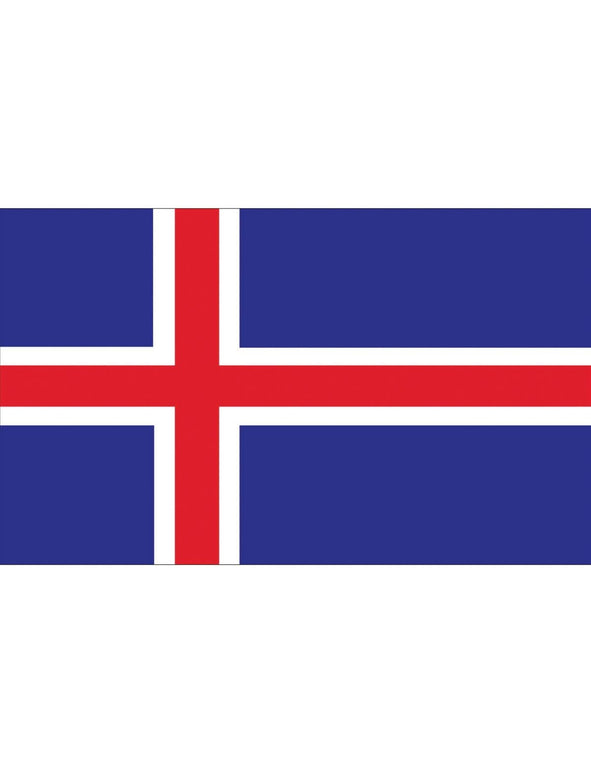 Feestbazaar Vlag IJsland - 90x150 cm