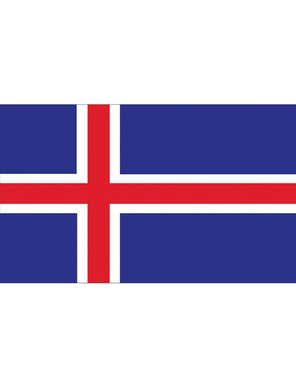 Feestbazaar Vlag IJsland - 90x150 cm