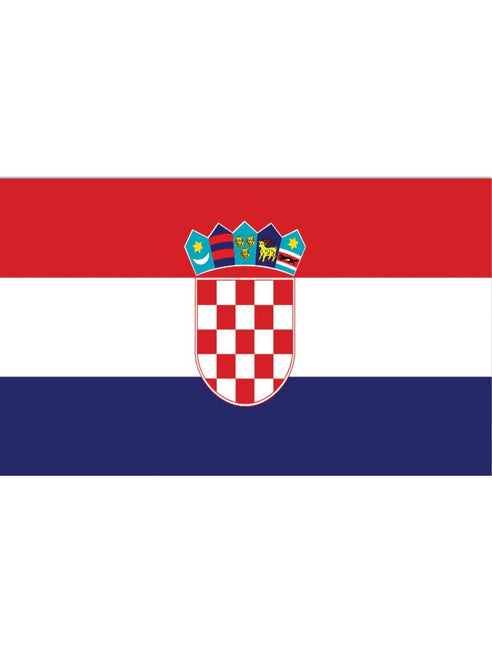 Feestbazaar Vlag Kroatië - 90x150 cm