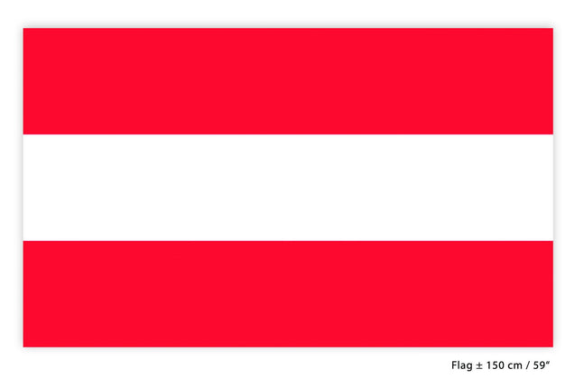 Feestbazaar Vlag Oostenrijk -  90x150 cm