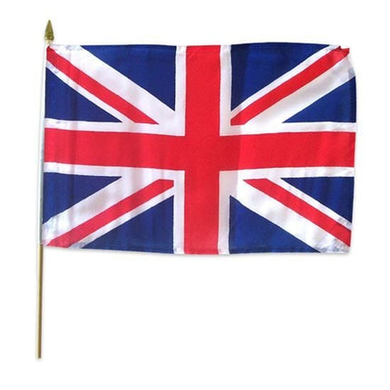 Feestbazaar Vlag op stok stof UK Engeland (30x45cm)