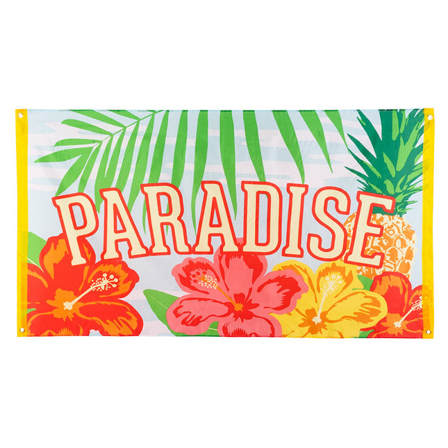 Feestbazaar Vlag Paradise Hawaii (90x150cm)