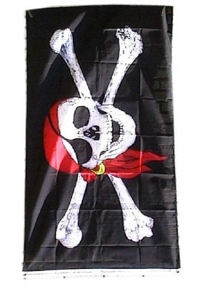 Feestbazaar Vlag Piraten 90x150cm