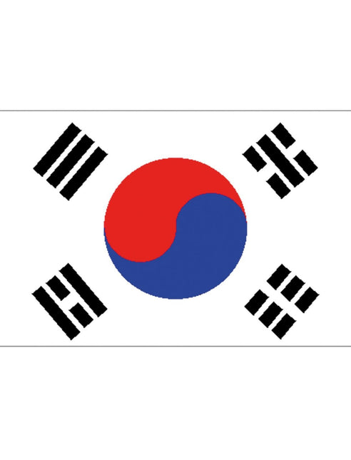 Feestbazaar Vlag Zuid-Korea -  90x150 cm