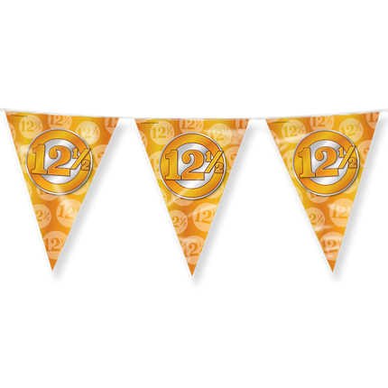 Feestbazaar Vlaggenlijn 12,5 Jaar Getrouwd Brons (10m)