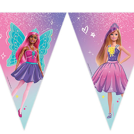 Feestbazaar Vlaggenlijn Barbie Fantasy (2,3m)