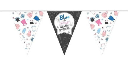 Feestbazaar Vlaggenlijn Blue Or Pink Gender Reveal