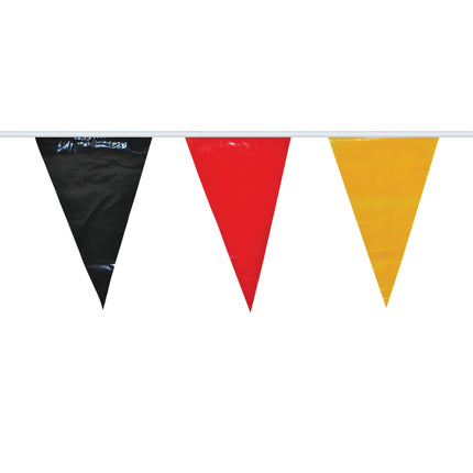 Feestbazaar Vlaggenlijn Duitsland zwart/rood/geel (10m)