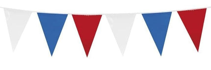 Feestbazaar Vlaggenlijn Holland rood/wit/blauw