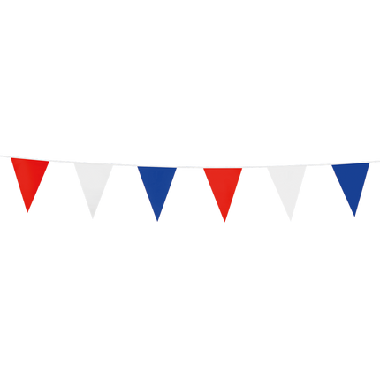 Feestbazaar Vlaggenlijn Klein Rood Wit Blauw (3m)