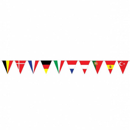Feestbazaar Vlaggenlijn Landen Europa - 5 meter