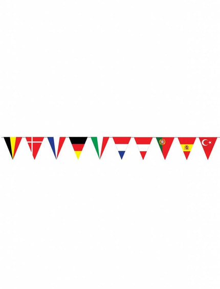 Feestbazaar Vlaggenlijn Landen Europa - 5 meter