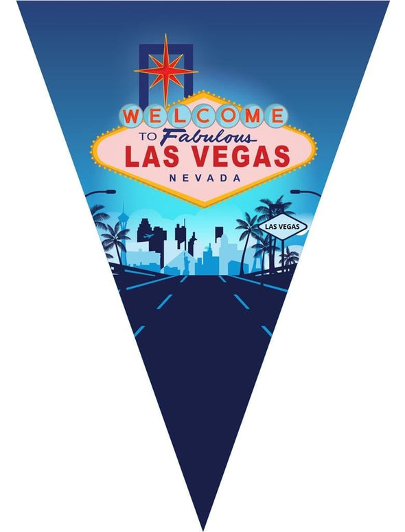 Feestbazaar Vlaggenlijn Las Vegas (5m)