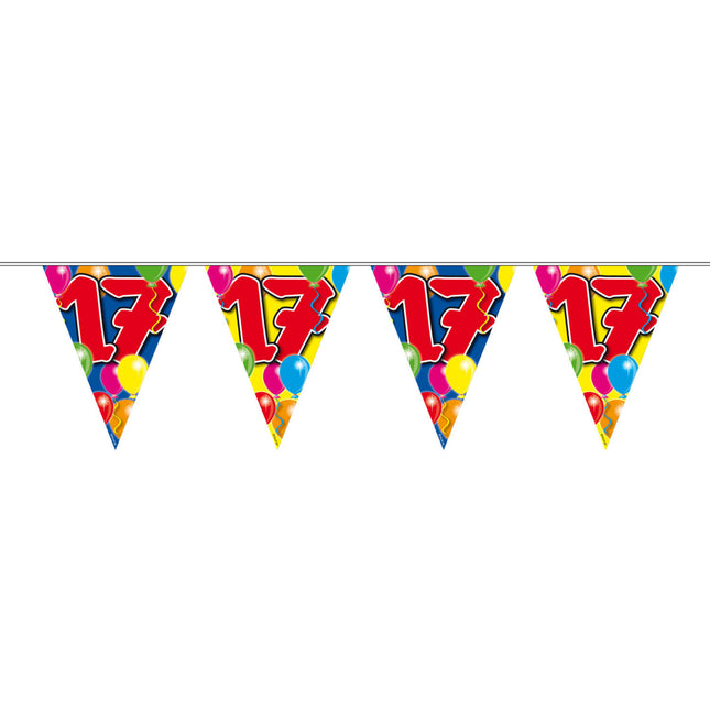 Feestbazaar Vlaggenlijn Leeftijd 17 Jaar - 10m