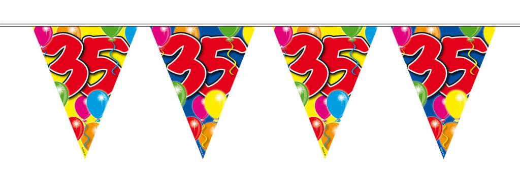Feestbazaar Vlaggenlijn leeftijd '35'