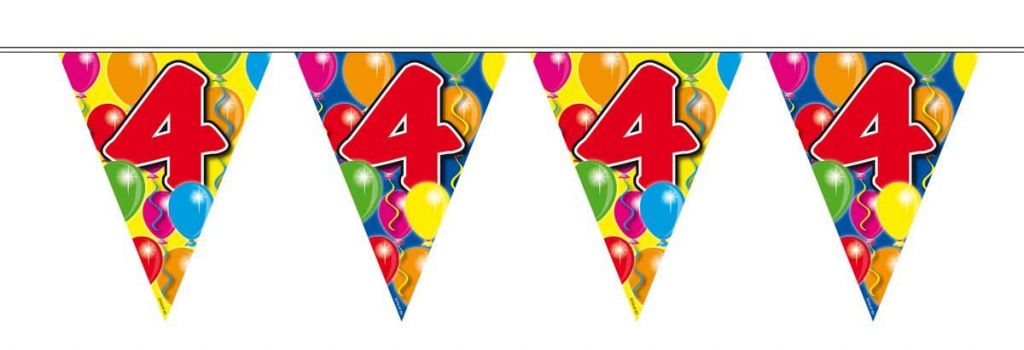 Feestbazaar Vlaggenlijn leeftijd 4 jaar