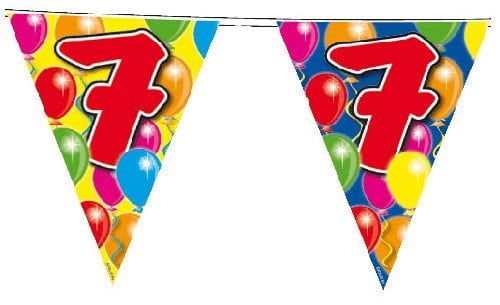 Feestbazaar Vlaggenlijn leeftijd '7'