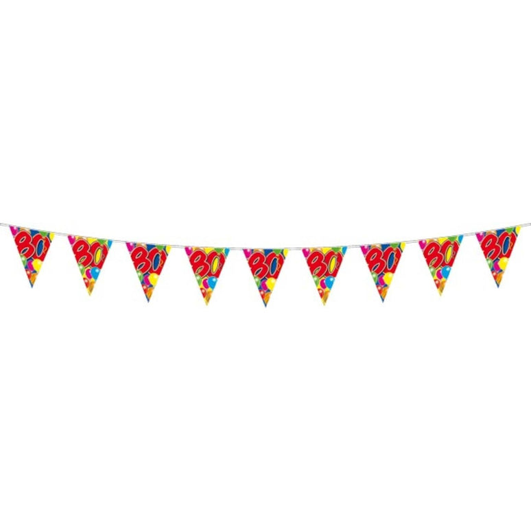 Feestbazaar Vlaggenlijn leeftijd '80'