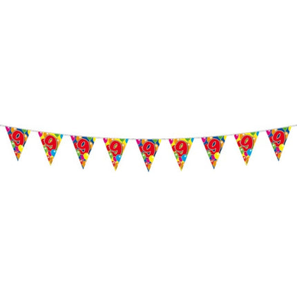 Feestbazaar Vlaggenlijn leeftijd '9'