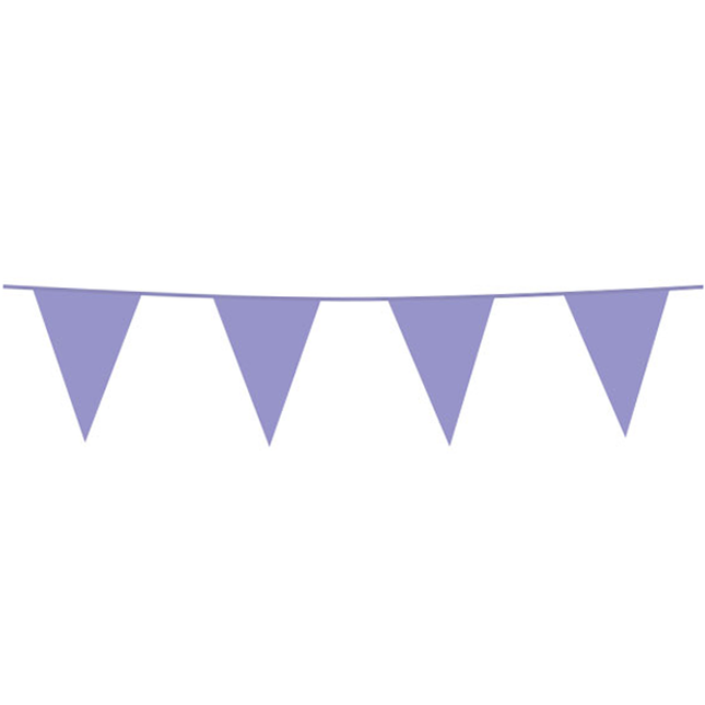 Feestbazaar Vlaggenlijn Lila (10m)