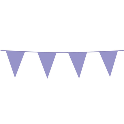 Feestbazaar Vlaggenlijn Lila (10m)