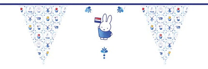 Feestbazaar Vlaggenlijn Nijntje Delfts Blauw 10m