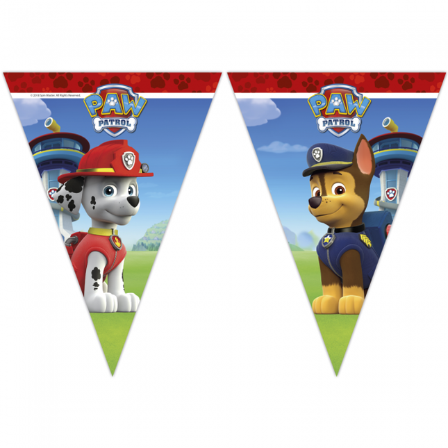 Feestbazaar Vlaggenlijn Paw Patrol (2,3m)