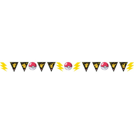 Feestbazaar Vlaggenlijn Pokémon Pikachu (3,3 m)