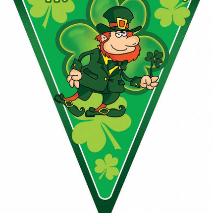 Feestbazaar Vlaggenlijn St.Patricks Day 5m 10 vlaggen