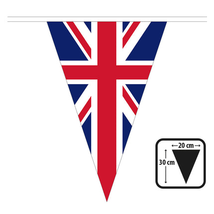 Feestbazaar Vlaggenlijn Union Jack UK (10m)