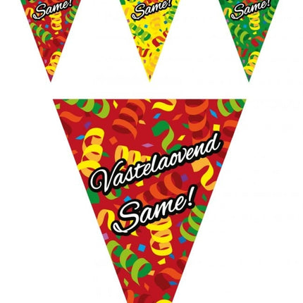 Feestbazaar Vlaggenlijn Vastelaovend Same (10m)