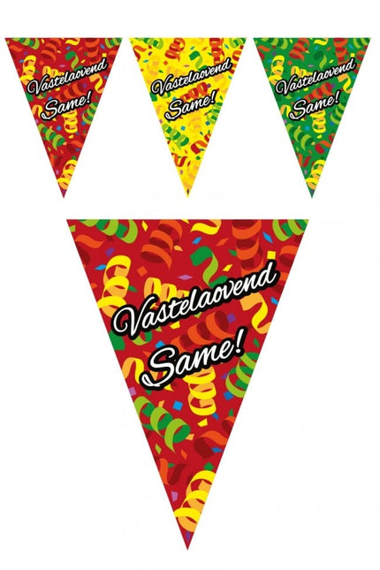 Feestbazaar Vlaggenlijn Vastelaovend Same (10m)