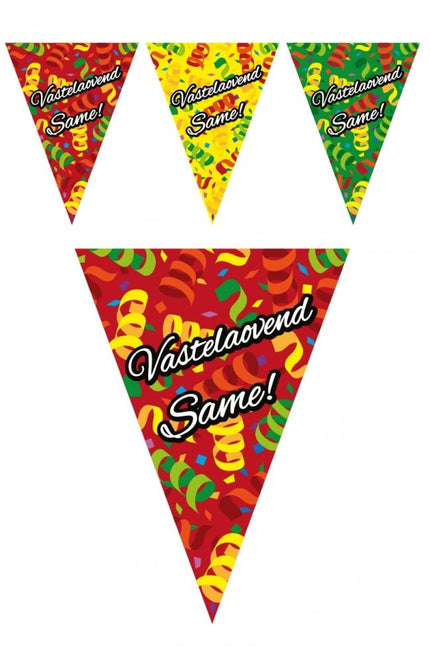 Feestbazaar Vlaggenlijn Vastelaovend Same (10m)