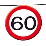 Feestbazaar Vlaggenlijn verkeersbord '60'