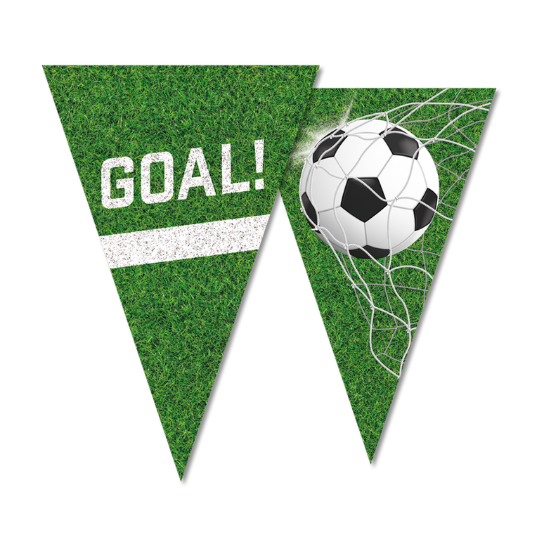 Feestbazaar Vlaggenlijn Voetbal Goal 10m