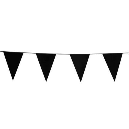 Feestbazaar Vlaggenlijn zwart