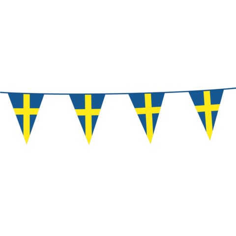 Feestbazaar Vlaggenlijn Zweden (10m)