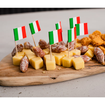 Feestbazaar Vlaggenprikkers Italie (50st)