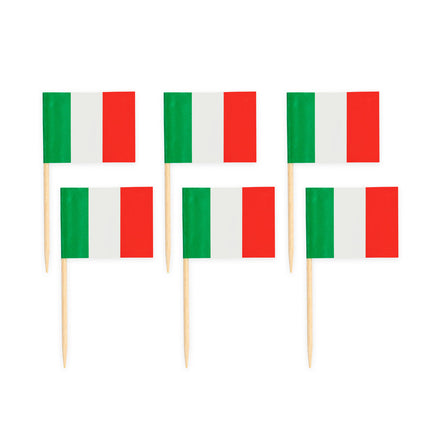 Feestbazaar Vlaggenprikkers Italie (50st)