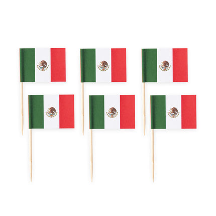 Feestbazaar Vlaggenprikkers Mexico (50st)