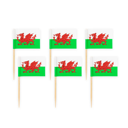 Feestbazaar Vlaggenprikkers Wales (50st)
