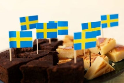 Feestbazaar Vlaggenprikkers Zweden (50st)