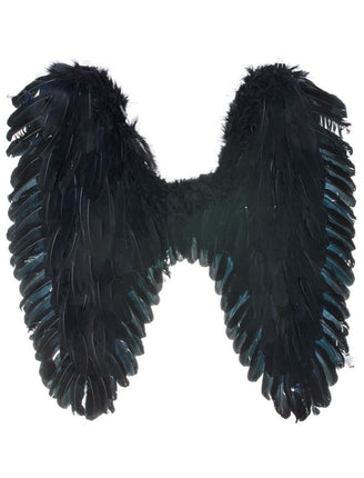 Feestbazaar Vleugels Zwart Darkness (70x65cm)