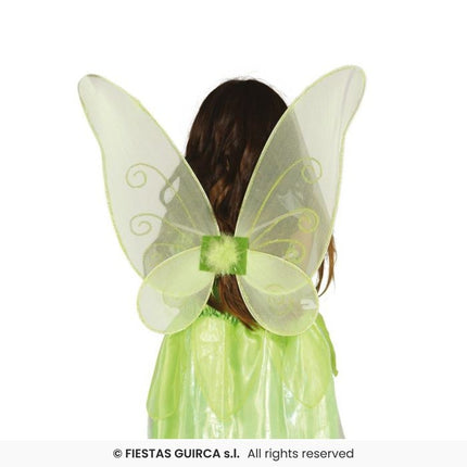 Feestbazaar Vlindervleugels Groen (40x45cm)