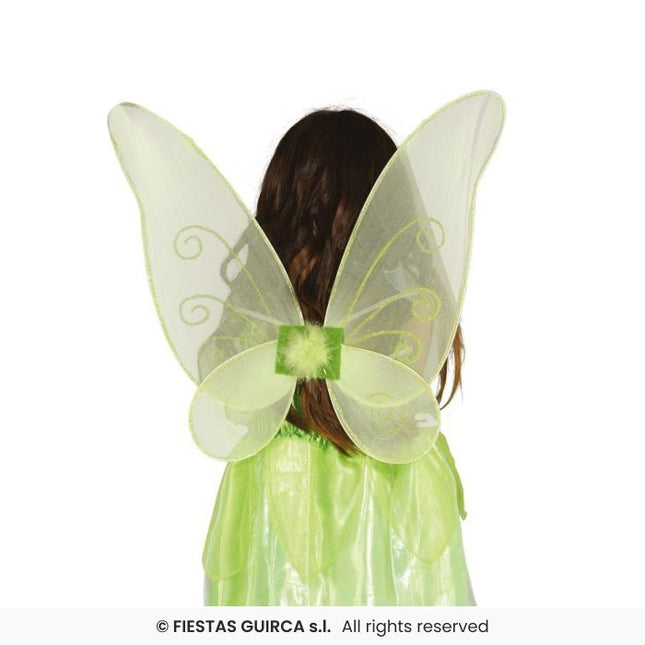 Feestbazaar Vlindervleugels Groen (40x45cm)