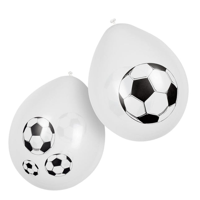 Feestbazaar Voetbal Ballonnen 25cm (6st)