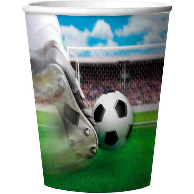 Feestbazaar Voetbal Bekers 3D Effect (4st)