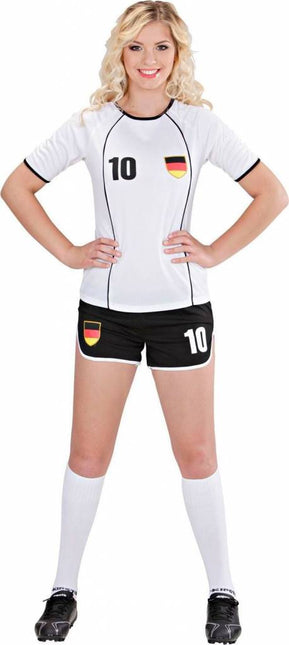 Feestbazaar Voetbal kostuum Duitsland dames