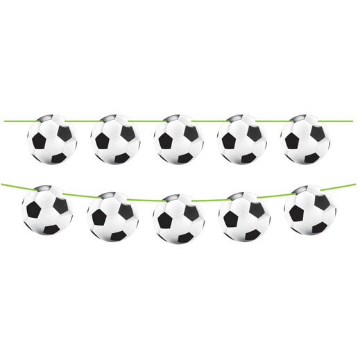 Feestbazaar Voetbal Vlaggenlijn (10m)