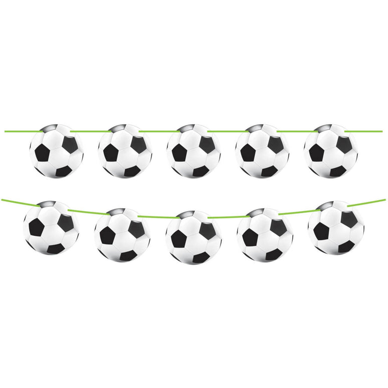 Feestbazaar Voetbal Vlaggenlijn (10m)